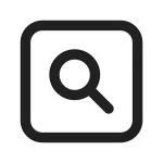 Search Square SVG Icon